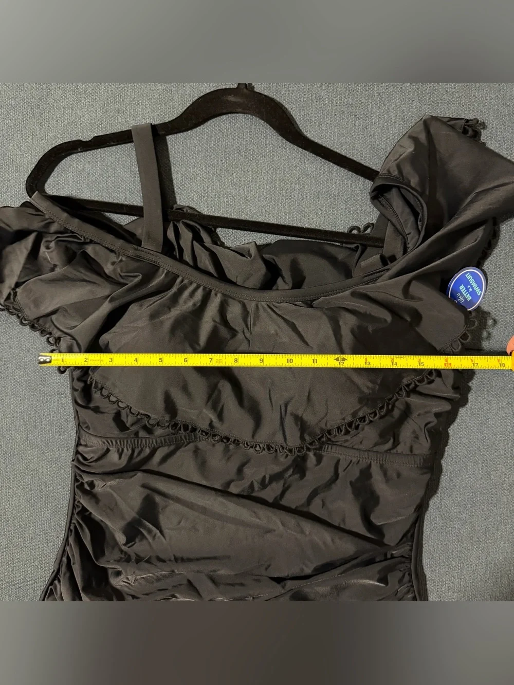 Swimsuits For All Black One-Piece Swimsuit